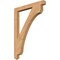 Ekena Millwork Legacy Arts & Crafts Smooth Bracket, Western Red Cedar, 3 1/2"W x 36"D x 48"H BKT04X36X48LEC03SWR - alternate 1